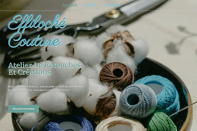 Atelier de couture à Ambazac